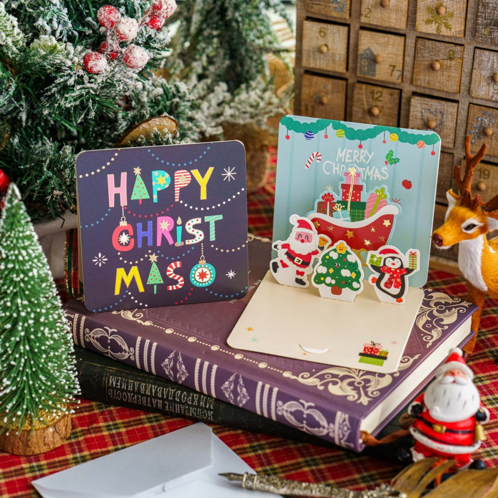 Funny 3D Pop Up Merry Christmas Card