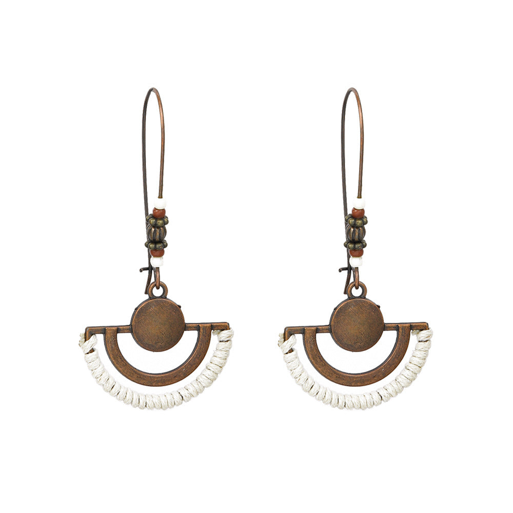 Bohemian Hippie Style Statement Dangle Earrings