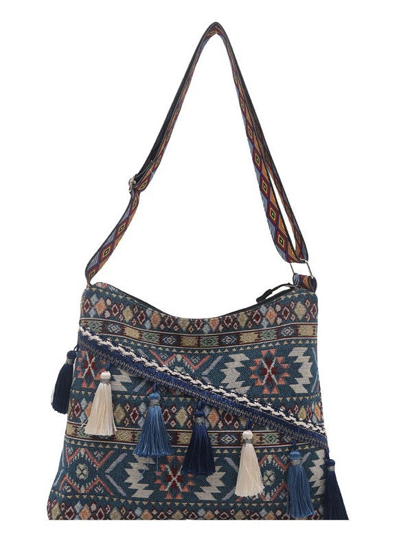 Minimalist Bohemian Fringe Shoulder Bag