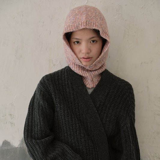 Trendy Knit Beanie With Colorful Dots For Women