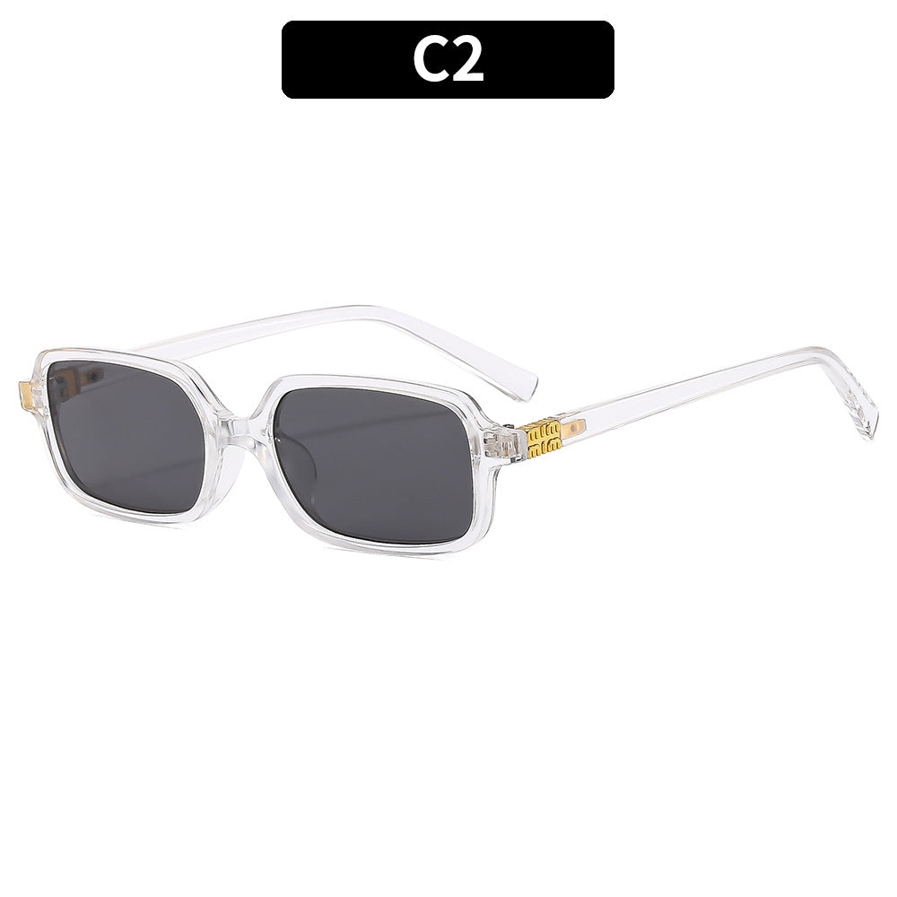 Retro Style Square Frame Sunglasses for Women - UV400 Protection