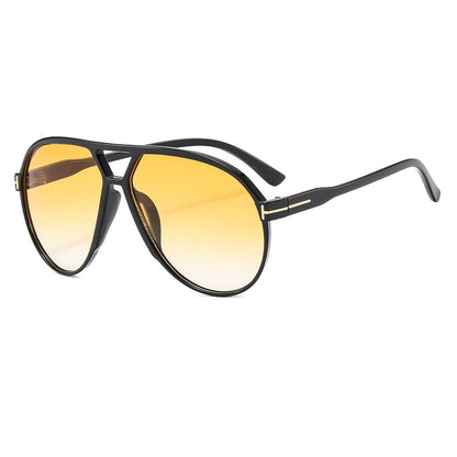 Trendy Oversized Square Sunglasses with UV400 Protection