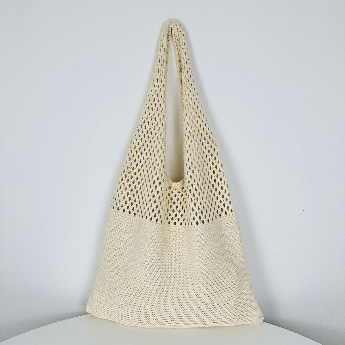 Trendy Woven Tote Bag Casual Chic Handbag