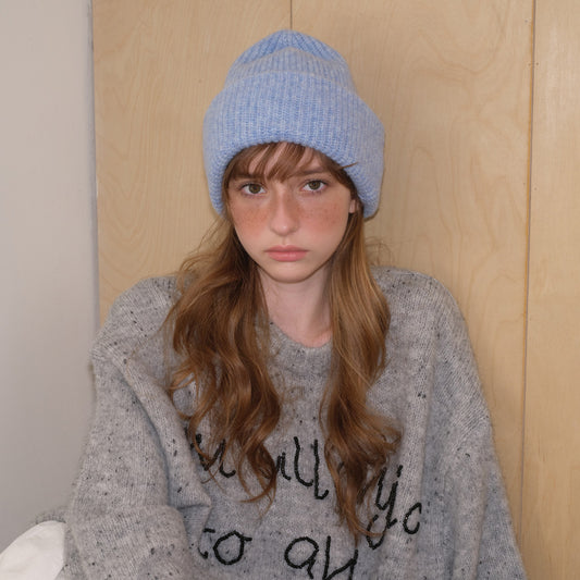 Classic Chic Alpaca Wool Blend Knitted Beanie for Women
