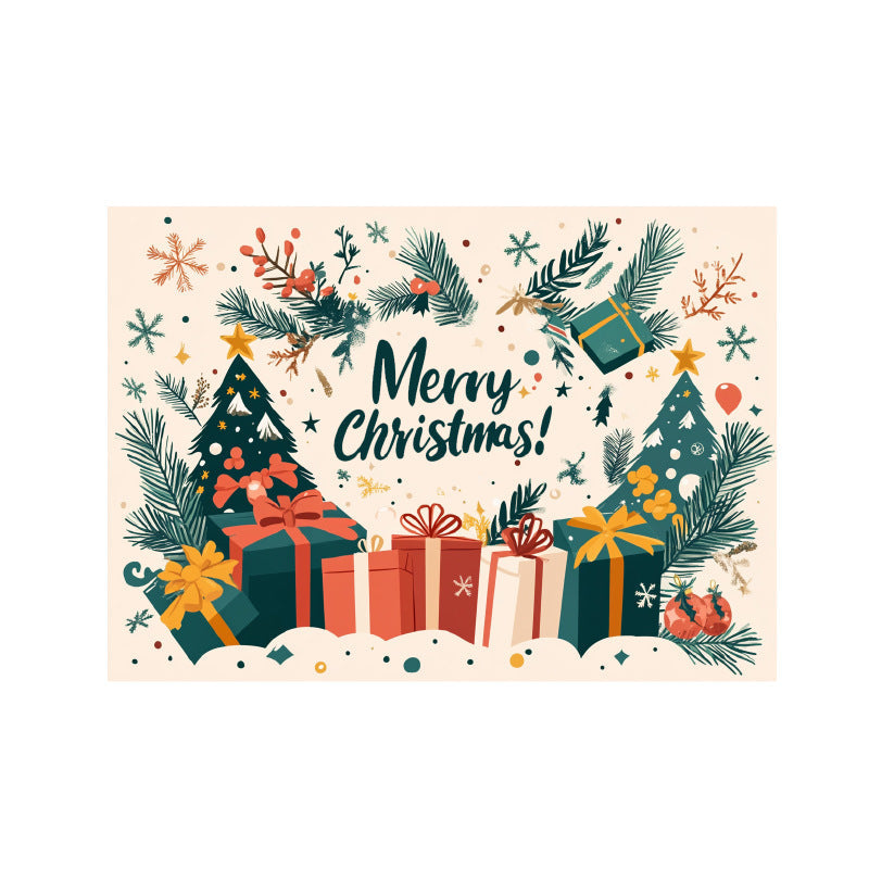 Merry Christmas Gift Decorative Greeting Card