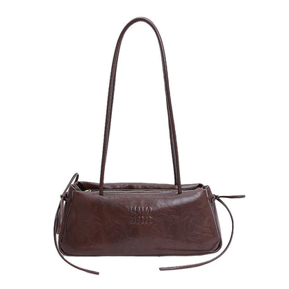 Trendy Soft Leather Tote Bag Large Capacity Shoulder Bag