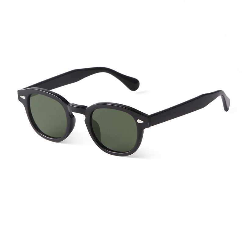 Trendy Round Frame UV Protection Sunglasses
