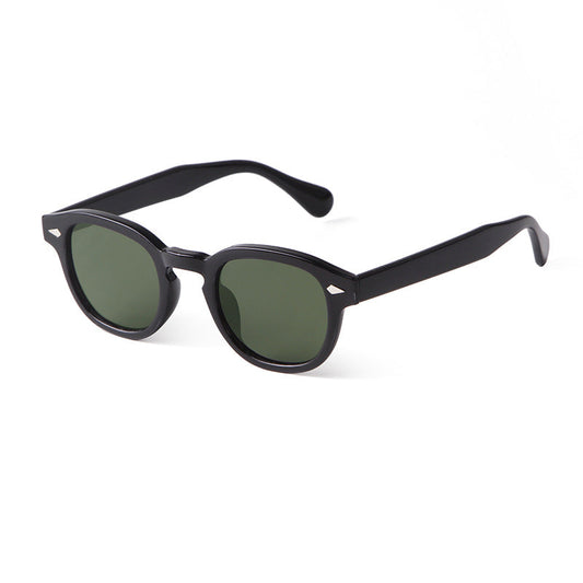 Trendy Round Frame UV Protection Sunglasses