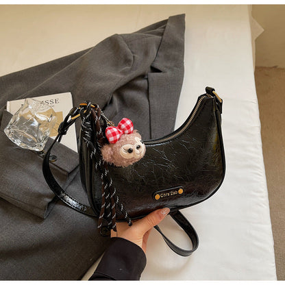 Trendy Casual PU Shoulder Bag for Women