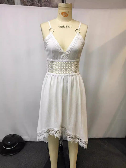 Retro Western Style Casual Sleeveless Dress