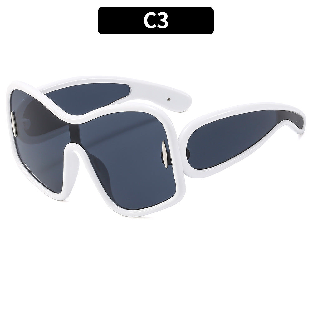 Oversized Fashion Sunglasses UV400 Protection Street Style
