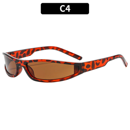 Trendy Retro Hip-Hop Small Frame Sunglasses for Outdoor