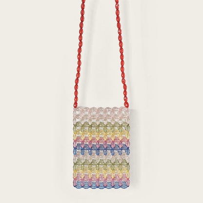 Colorful Beads Square MIni Shoulder Bags