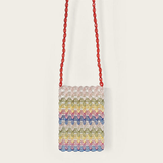 Colorful Beads Square MIni Shoulder Bags