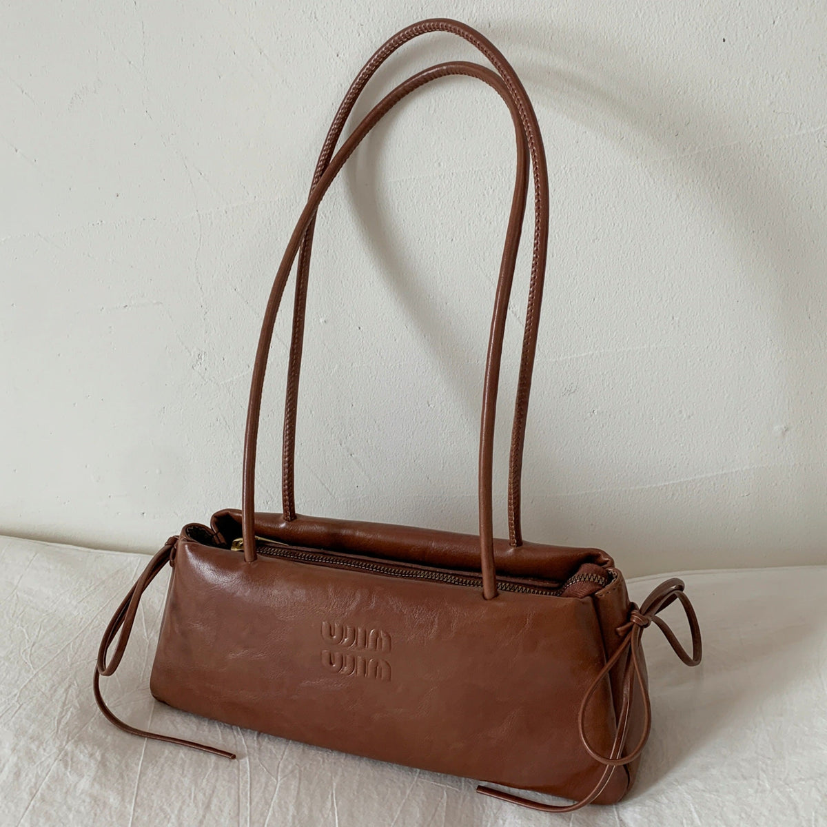 Trendy Soft Leather Tote Bag Large Capacity Shoulder Bag