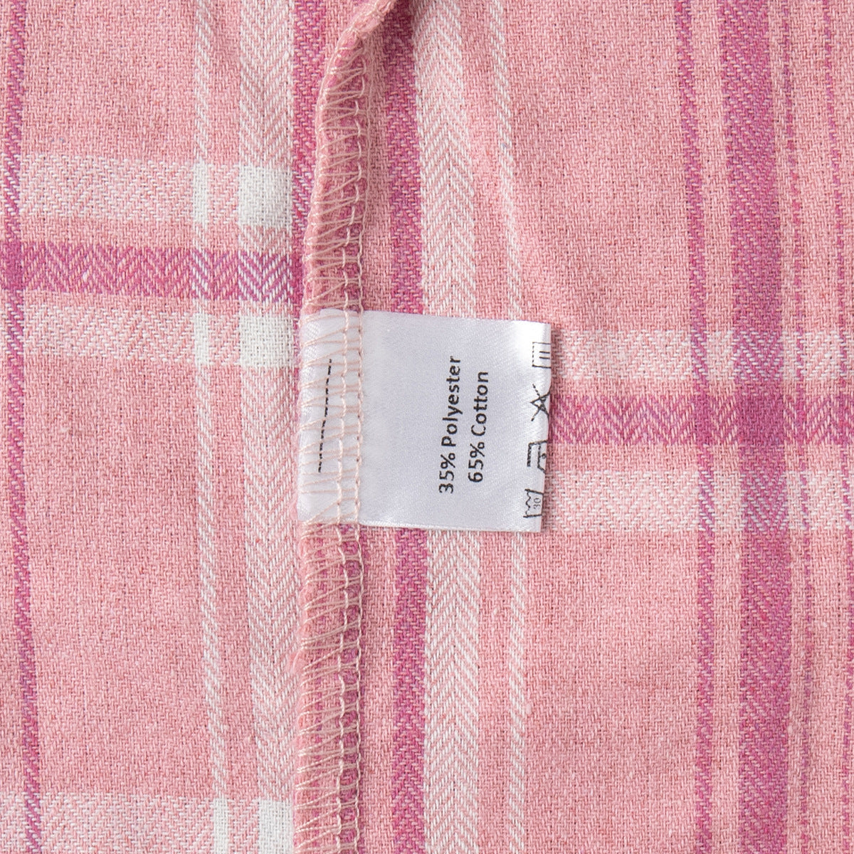 Plaid Loose-Fit Shirt Cotton Blend Casual Shirt
