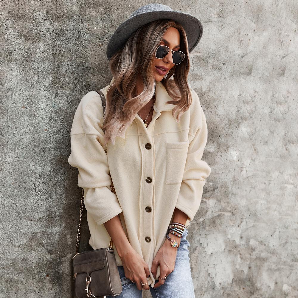 Long Sleeve Sweater Warm Autumn And Winter Women'S Cardigan Cashmere Sweater.