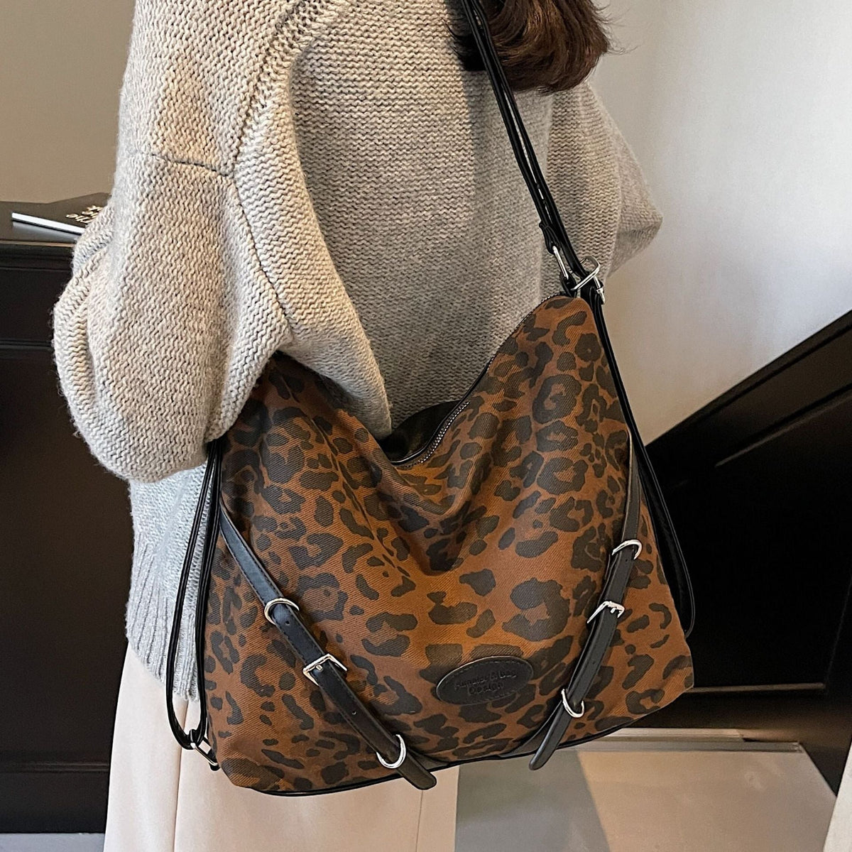 Vintage Multi-Use Large Capacity Shoulder Bag