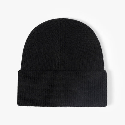 Solid Color Large Size Knit Beanie