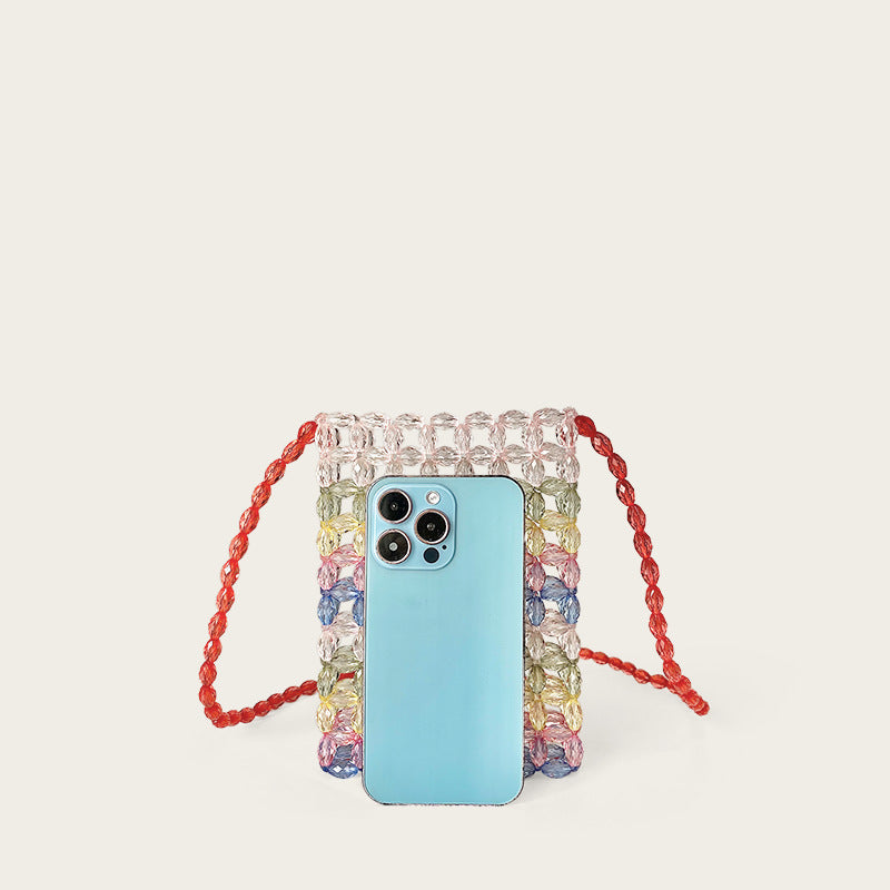 Colorful Beads Square MIni Shoulder Bags