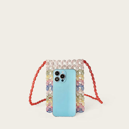 Colorful Beads Square MIni Shoulder Bags