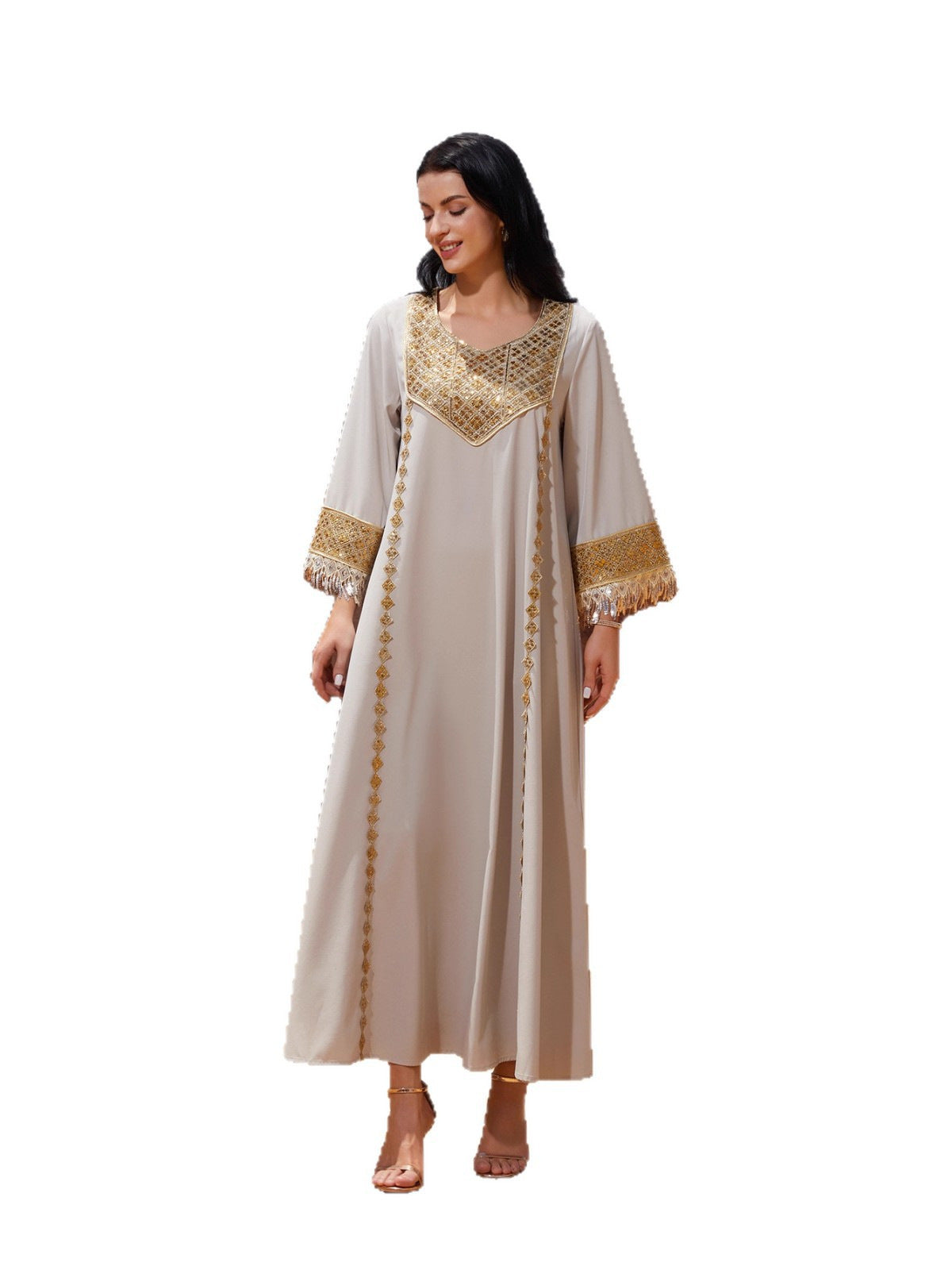 Muslim Maxi Dress With Sequin Details