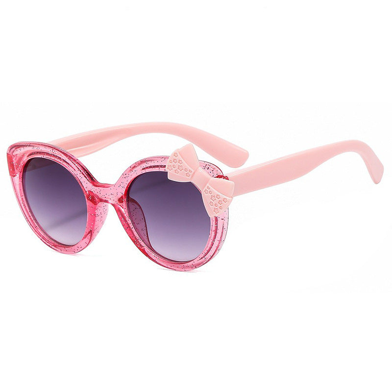 Cute Kids' Butterfly Knot Sunglasses UV400 Protection