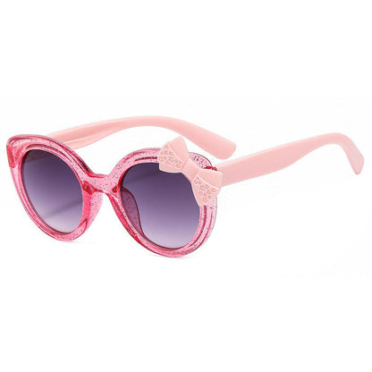 Cute Kids' Butterfly Knot Sunglasses UV400 Protection