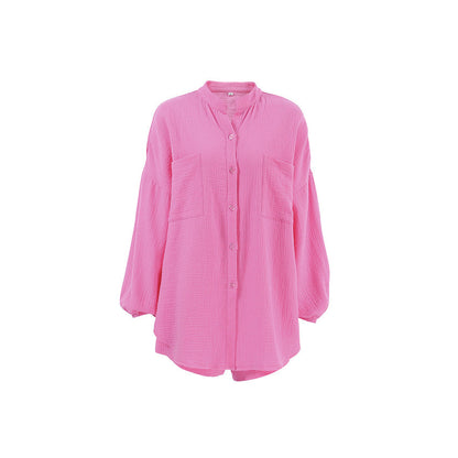 Solid Color Loose Casual Homewear Sets