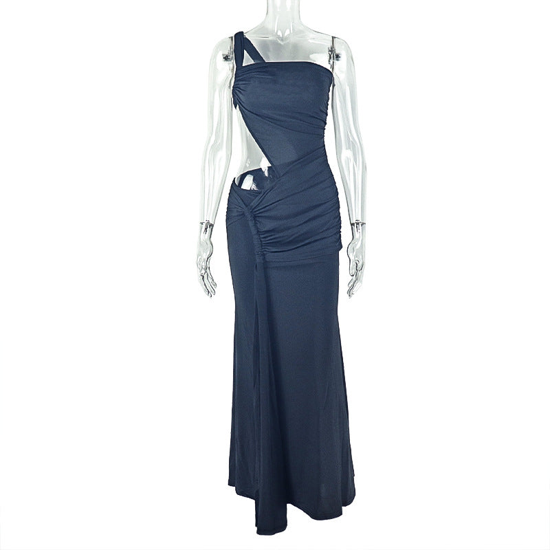 Sleeveless Asymmetrical Bodycon Dress