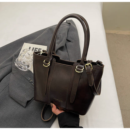 Trendy Retro Bucket Bag for Women