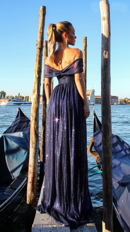 Autumn/Winter Sequin Slim Dress Slip Dress