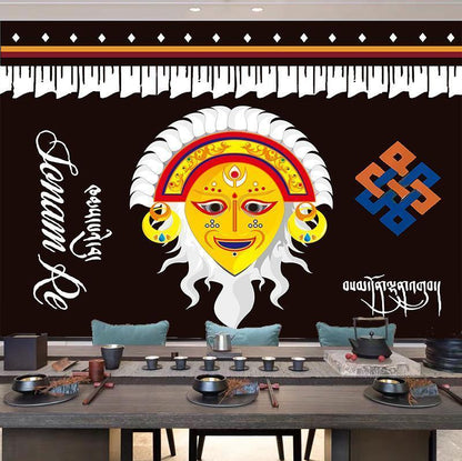 Tibetan National Style Hand Tapestry