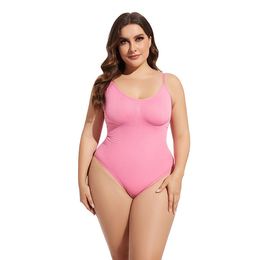 Seamless Bodysuit Shaper With Adjustable Closure