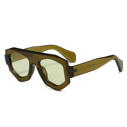 Geometric Cat Eye Sunglasses Trendy UV400 Protection