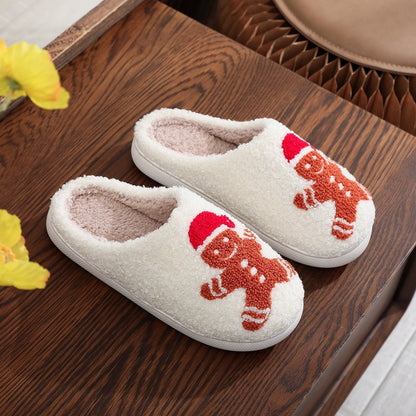 Christmas Grinch Plush Warm Indoor Slippers