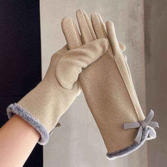 Elegant Touchscreen Thick Warm Winter Gloves