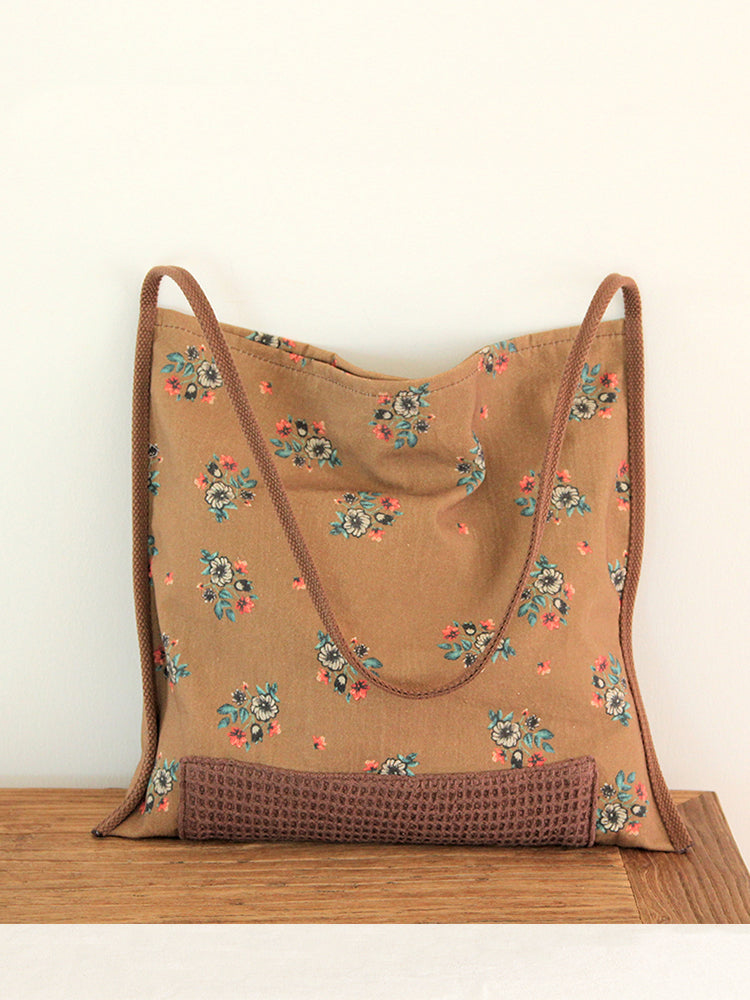 Cloth Bag Ethnic Style Women'S Bag Commuting One-Shoulder Canvas Bag Vintage Chinese Style Cloth Bag Bag Woman