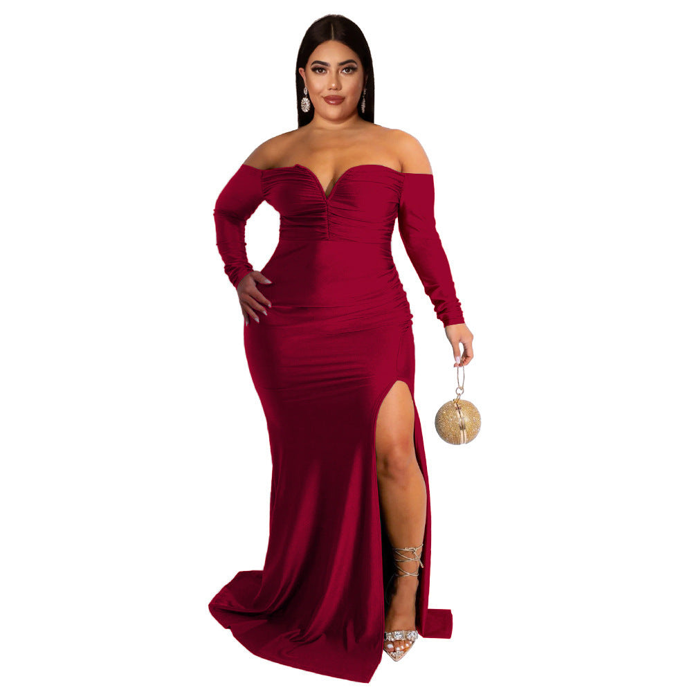 Sexy V-Neck Maxi Dress For Night Out