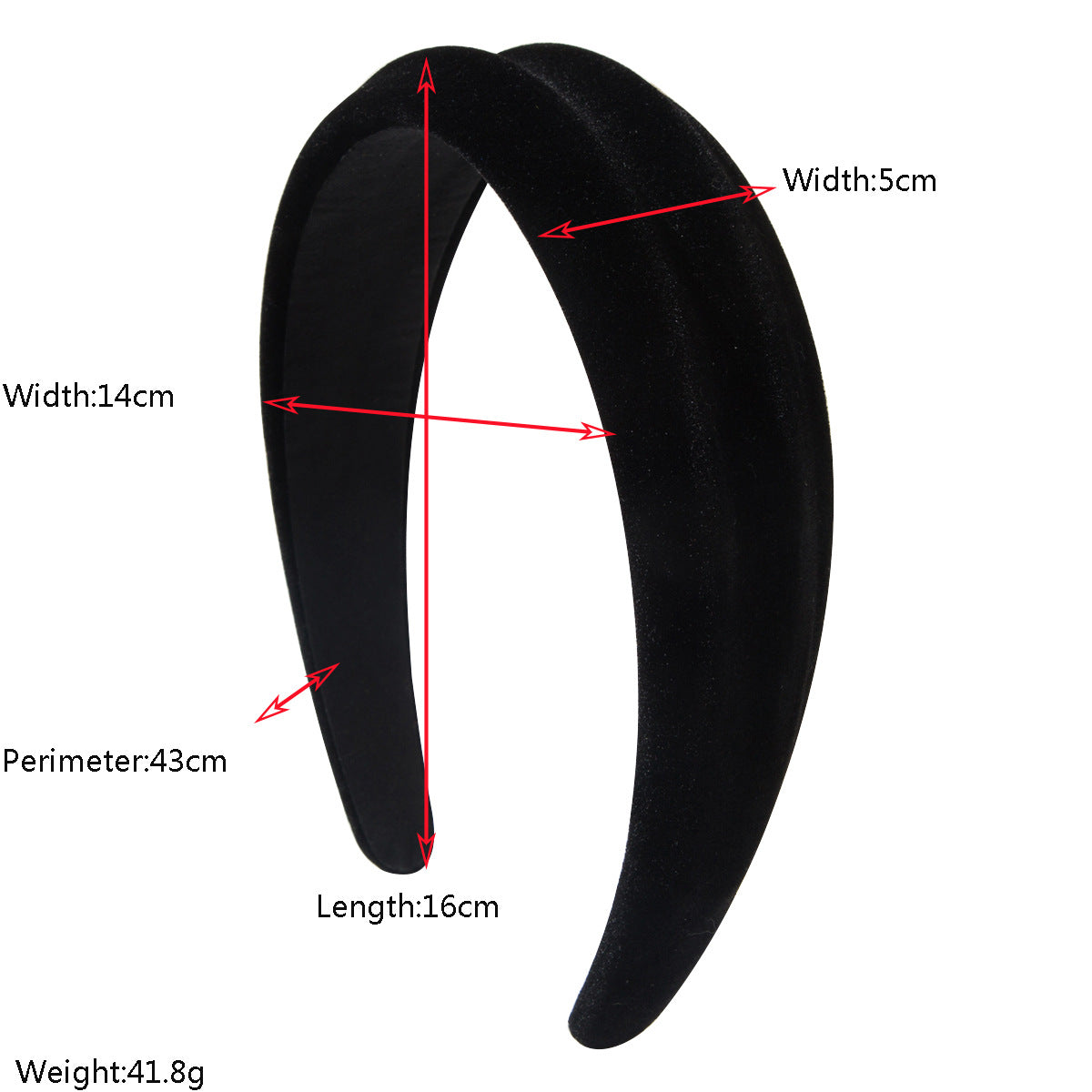 Stylish Velvet Headband with Unique Textured Design