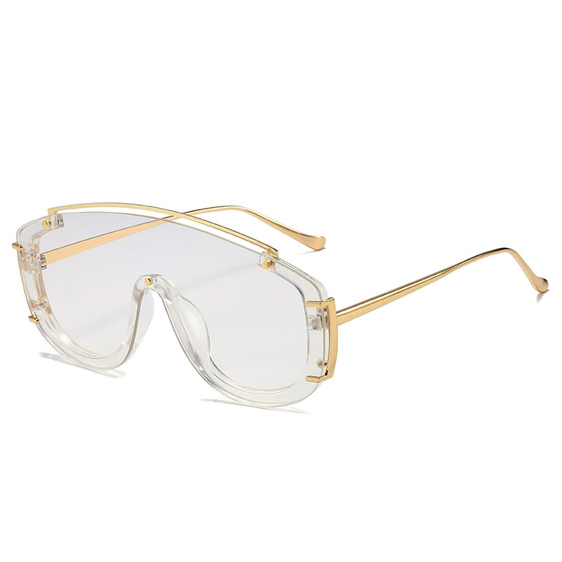 Trendy Oversized Colorful Retro Sunglasses
