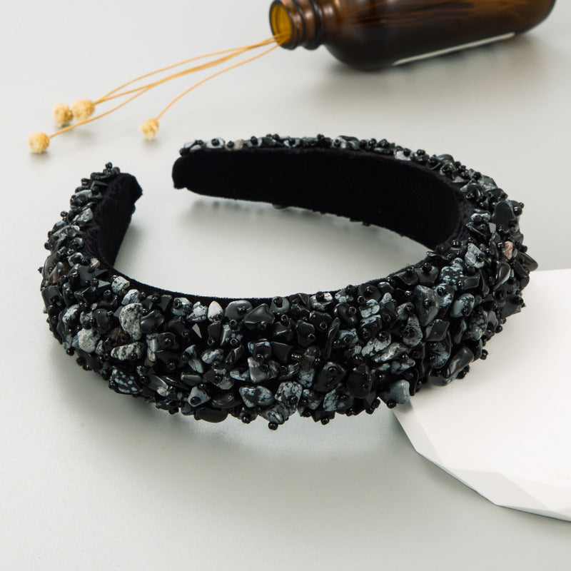 Baroque Handcrafted Fabric Headband for Women