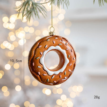 Cute Gingerbread Cookies Christmas Tree Hanging Ornament
