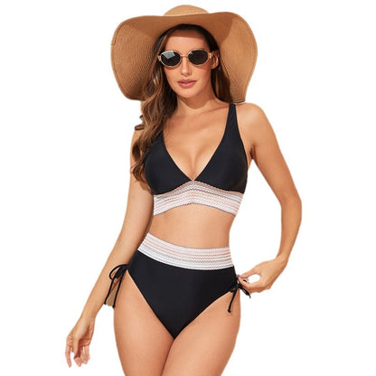 Women'S Two-Piece Bikini Set - Sexy Nylon Swimwear