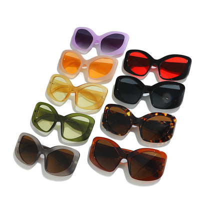 Exaggerated Shape UV400 Sunglasses Trendy Cat Eye Shades
