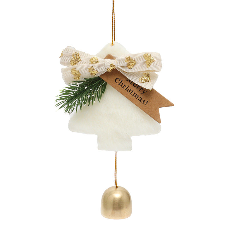Christmas Tree Jingle Bell Bow Door Decoration