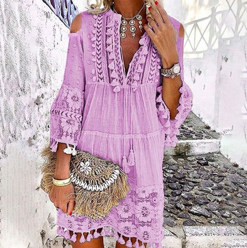Spring/Summer New Women'S Fashion Sweet Ladies Dress