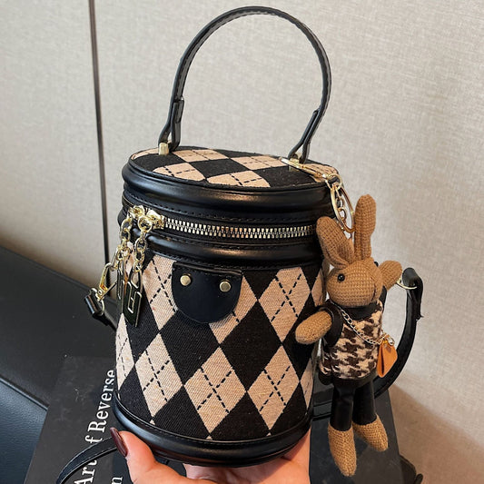 Trendy Quilted Bucket Bag for Women in Various Colors