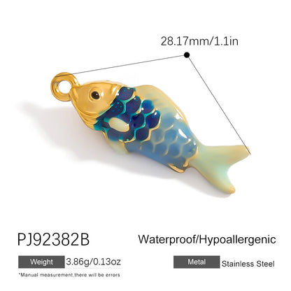 DIY Stainless Steel Ocean Series Pendant Accessories