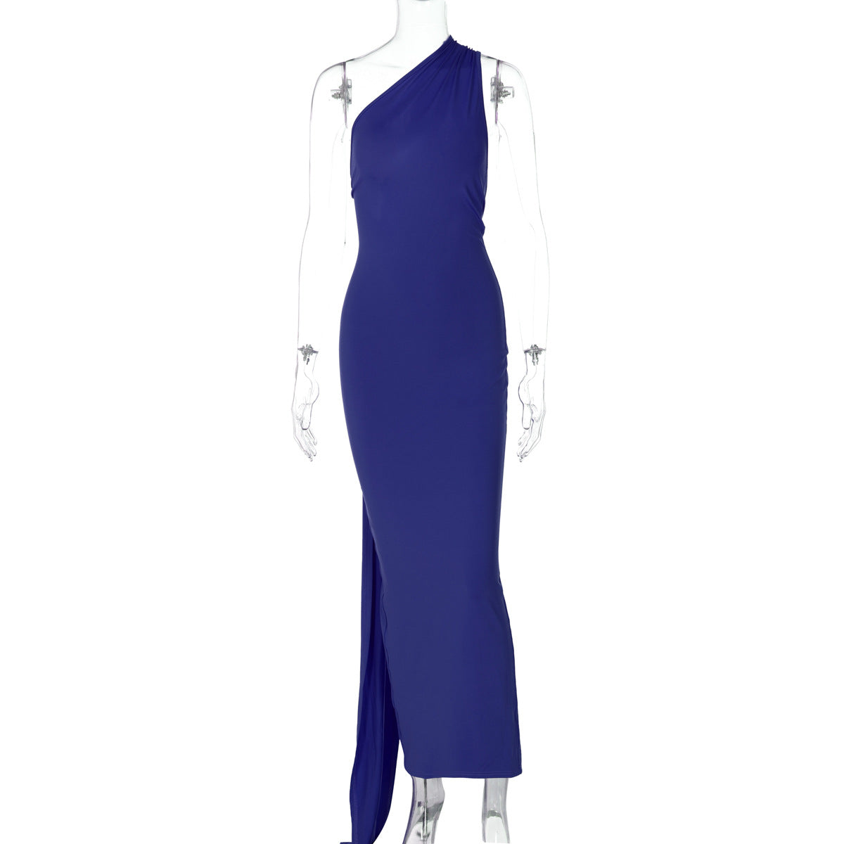 Summer New Sexy Backless Ruched Midi Dress